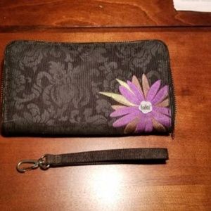 Adorable Vegan Haiku Zip Clutch Wallet
